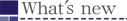 ���t�@�[�X�g�z�e���@What's new
